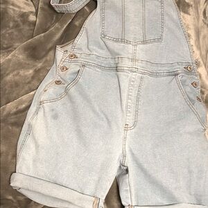 Light Blue Denim Overalls